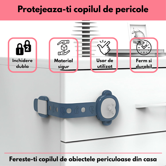 Set 4 sigurante universale usi si sertare pentru copii