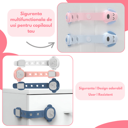 Set 4 sigurante universale usi si sertare pentru copii